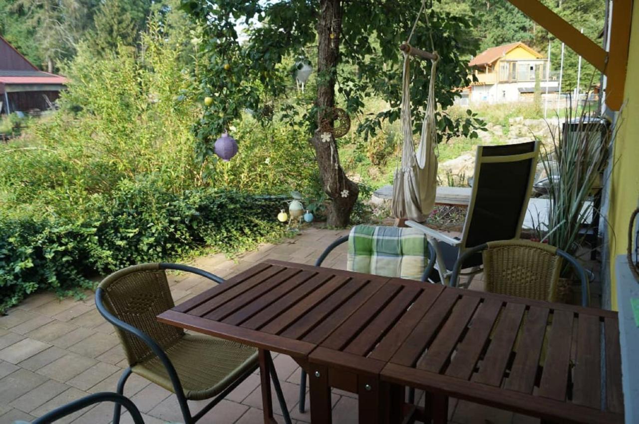 Ferienwohnung Und Sommerhaus Unter Der Burg Falkenberg  Eksteriør bilde
